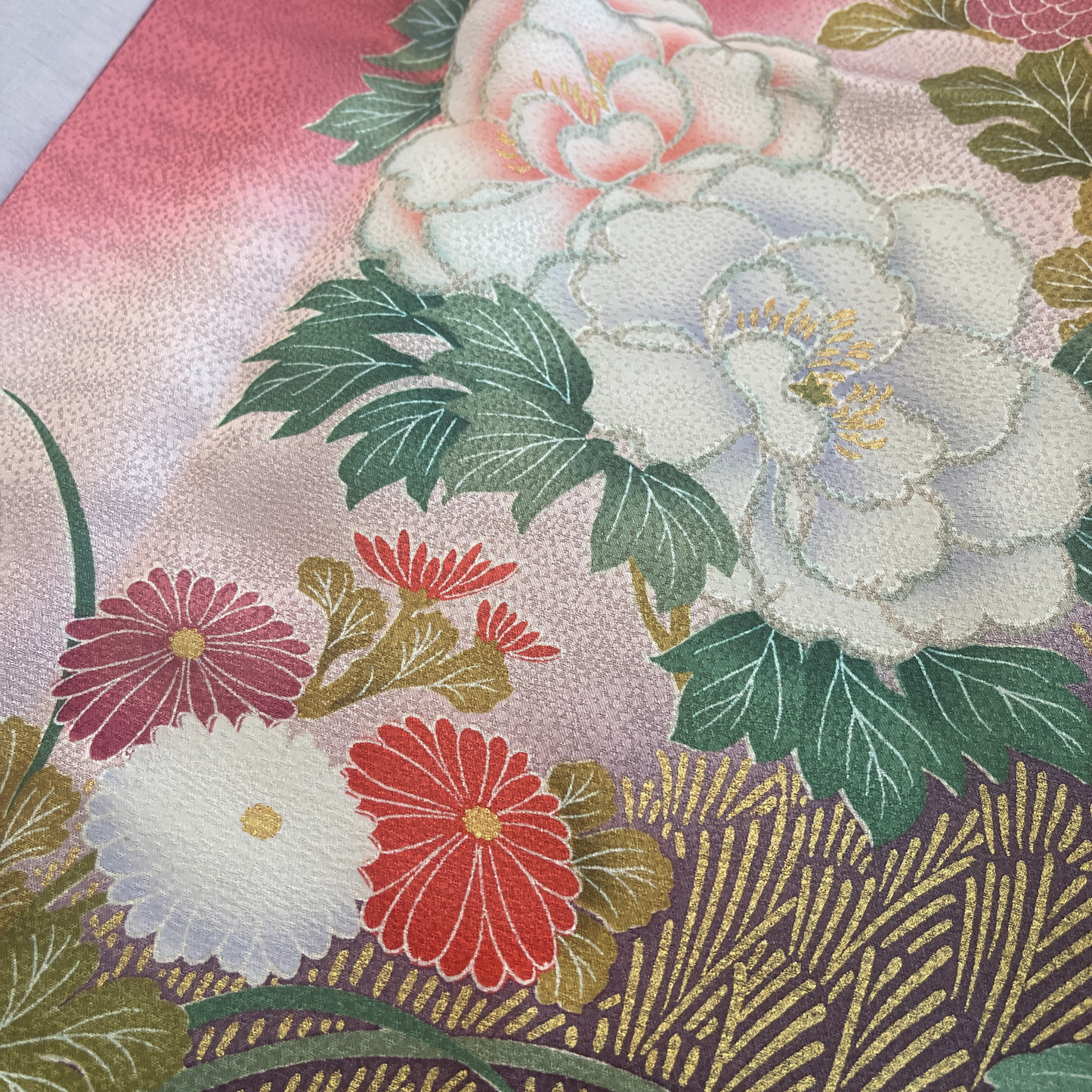 HIME KIMONO Shawl (hijab) Handcrafted from authentic Japanese kimono. One-of-a-kind. Sustainable & elegant.