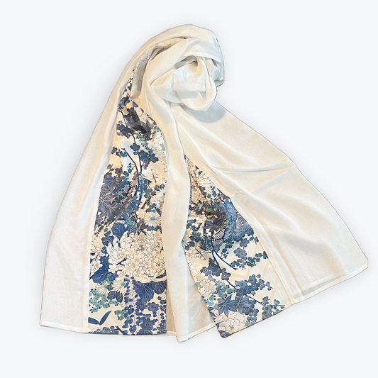 イスラム圏へのお土産に最適【本物の着物生地使用・一点もの】姫ヒジャブ – 和の美をまとうサステナブルな特別なヒジャブ