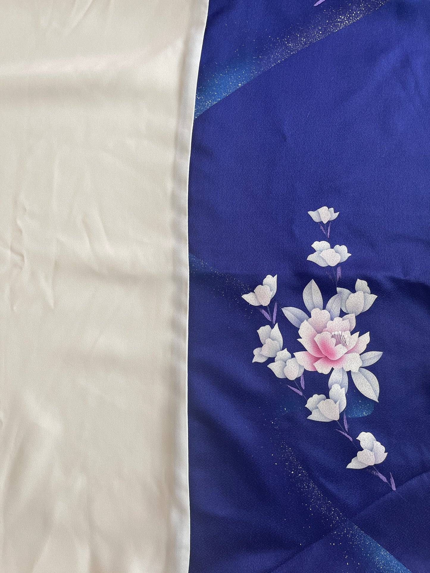 HIME KIMONO Shawl (hijab) Handcrafted from authentic Japanese kimono. One-of-a-kind. Sustainable & elegant.