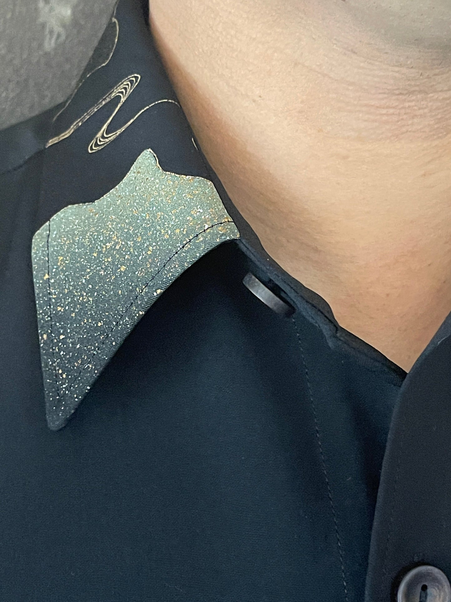 【着物メンズシャツ】羽織 波