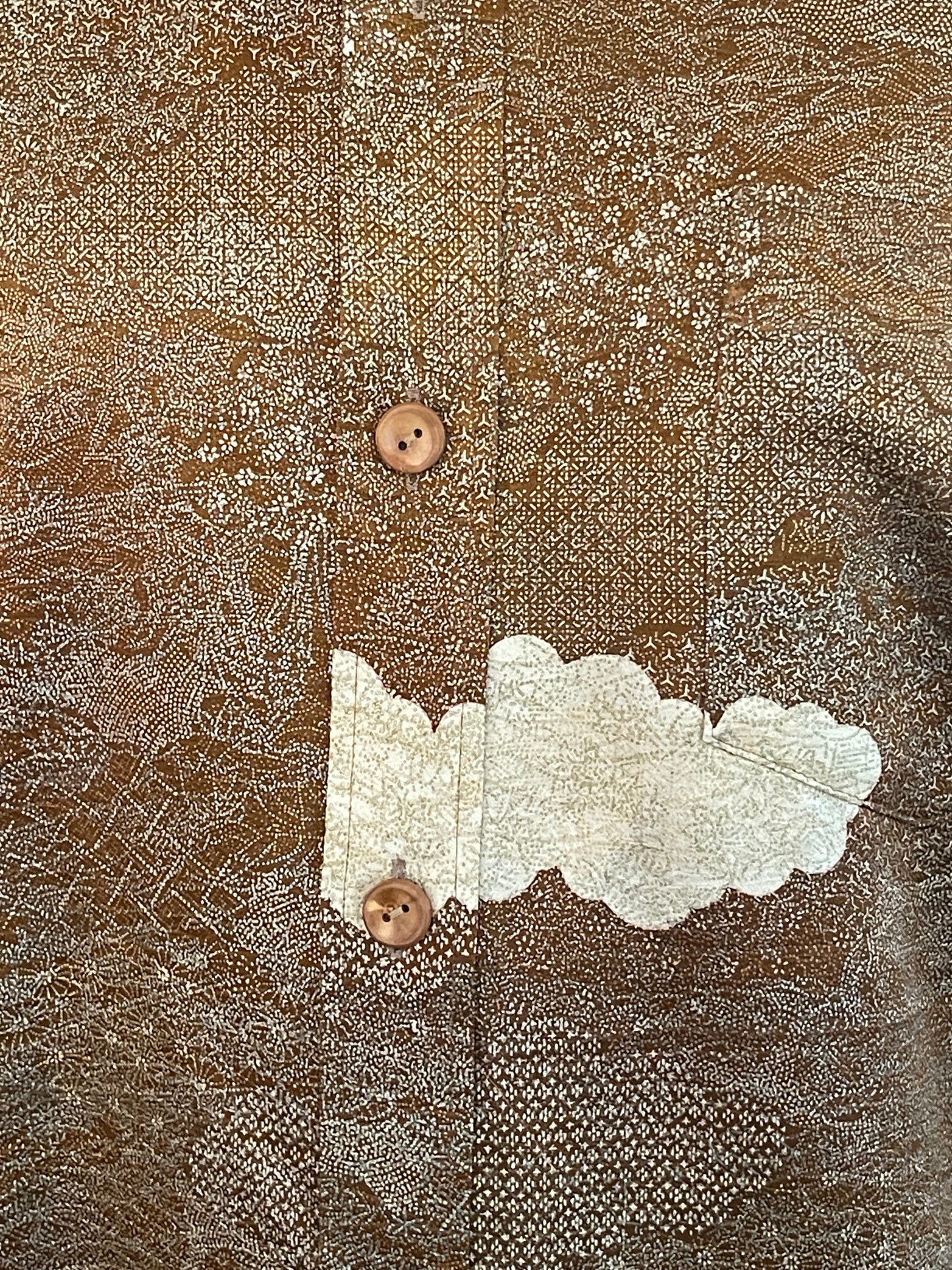 【着物メンズシャツ】金色