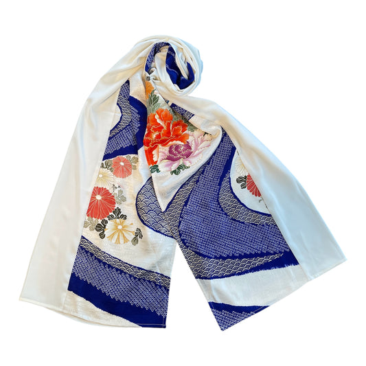 イスラム圏へのお土産に最適【本物の着物生地使用・一点もの】姫ヒジャブ – 和の美をまとうサステナブルな特別なヒジャブ