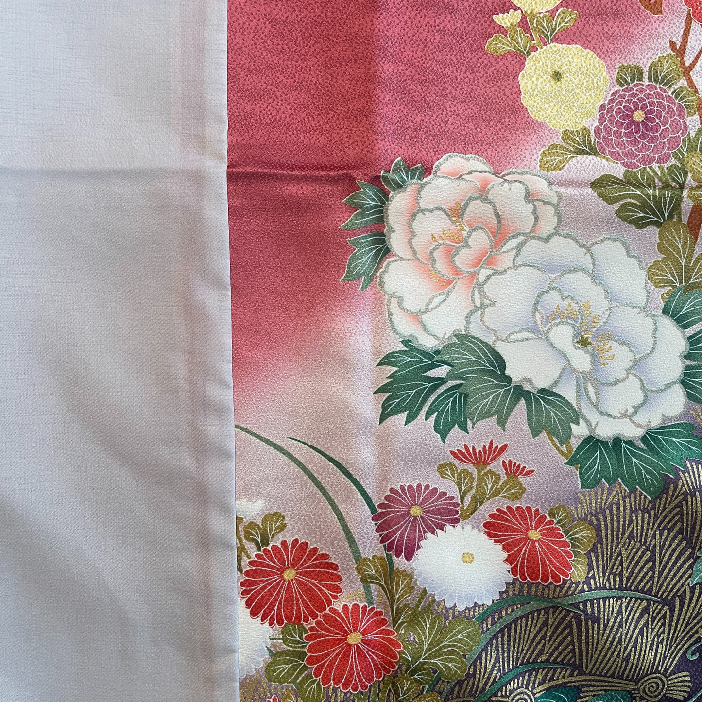 HIME KIMONO Shawl (hijab) Handcrafted from authentic Japanese kimono. One-of-a-kind. Sustainable & elegant.