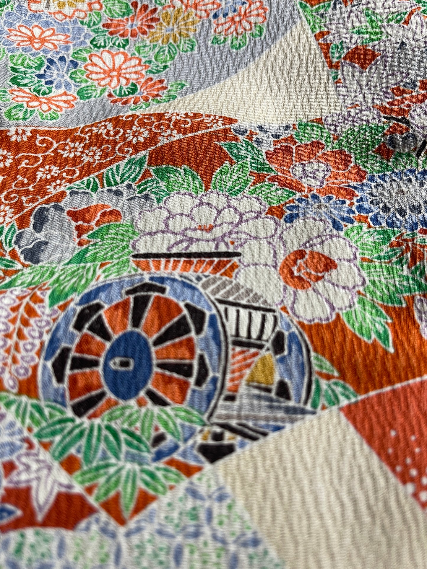 HIME KIMONO Shawl (hijab) Handcrafted from authentic Japanese kimono. One-of-a-kind. Sustainable & elegant.