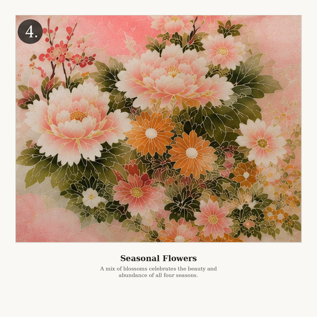 Kimono Jewel Shawl – Pagoda & Peonies | Vintage Japanese Silk Inspired
