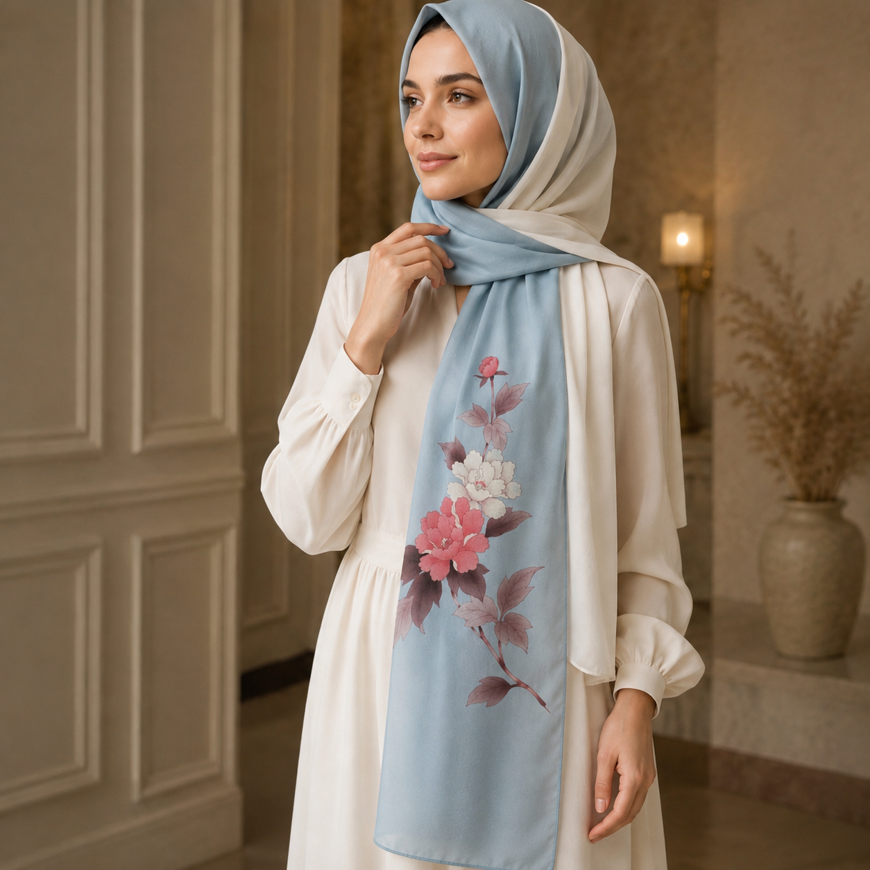 KIMONO shawl “BOTAN”