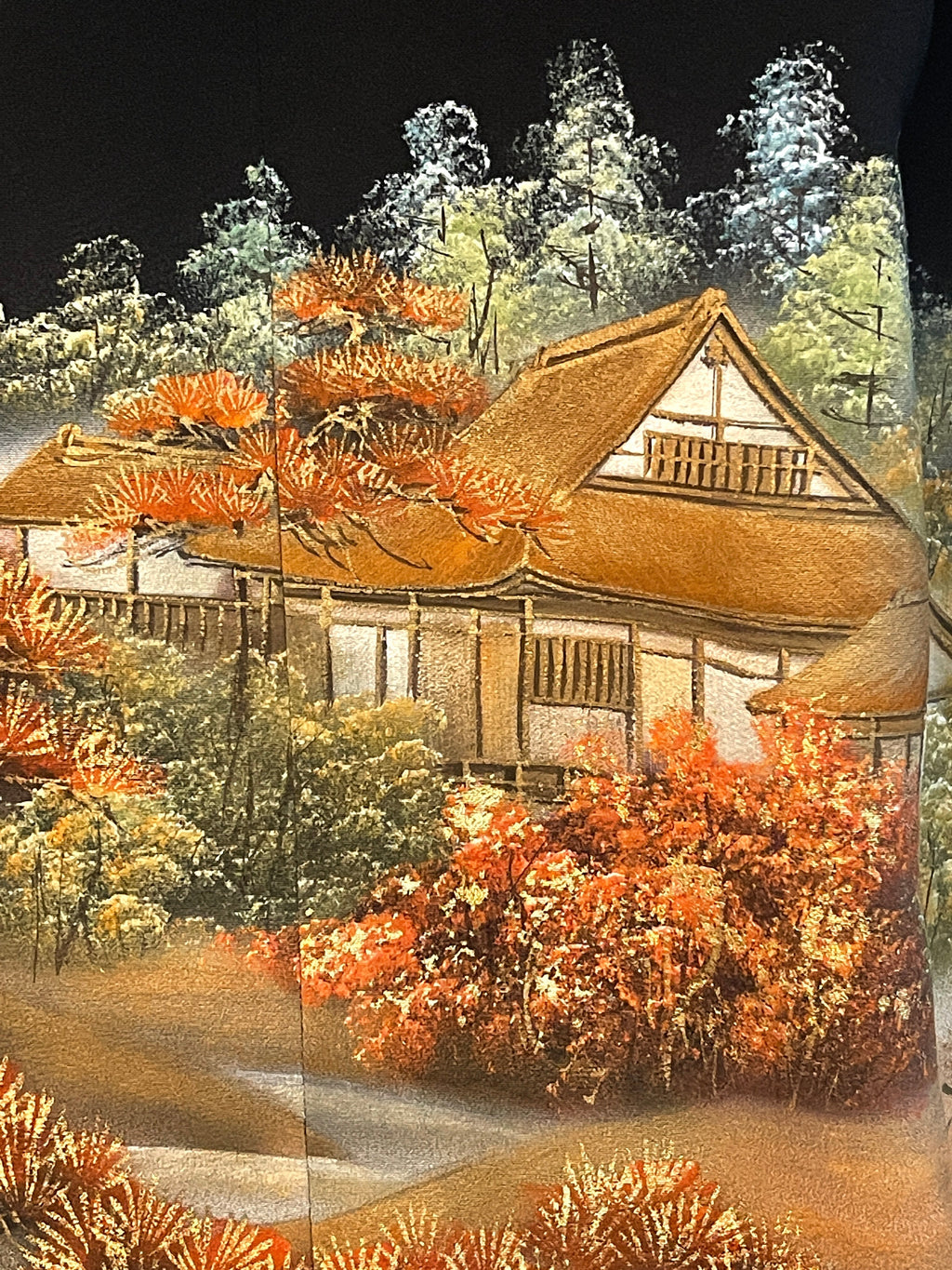 【着物メンズシャツ】風景画