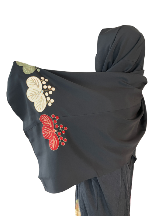 Noble paulownia kimono hijab that is pleased by Muslims